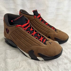 Air Jordan 14 Retro Winterized, M 15, used, worn once, like new, with box